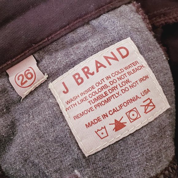 J BRAND Purple Corduroy Skinny Jeans - Picture 8 of 11
